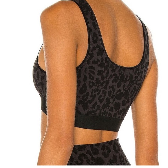 NWT REVOLVE LNA Black Leopard Sports Bra sz Xs - Picture 5 of 5